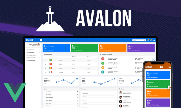 Avalon - Bootstrap Inspired Admin Template