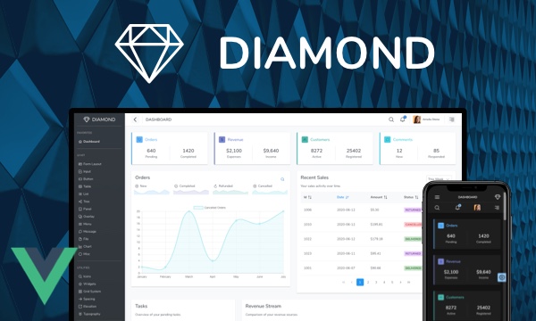 Diamond - PrimeOne Design Admin Template